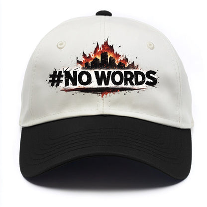 No Words - Two Tone Cap - Black