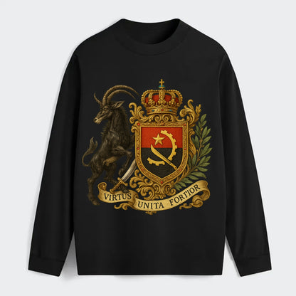 Angola Giant Sable Emblem - Classic Long Sleeve Shirt - Black