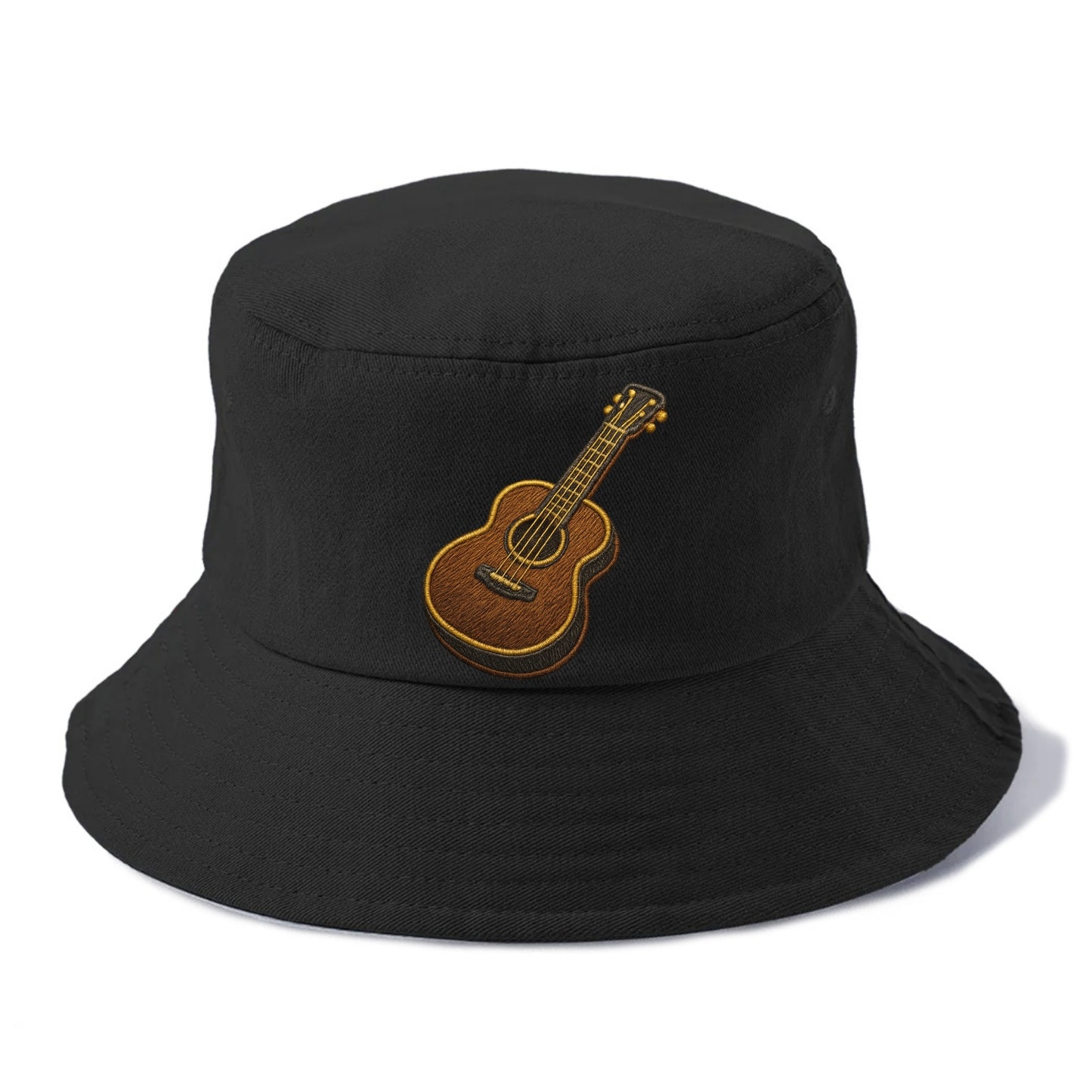 Vintage Guitar  - Bucket Hat - Black