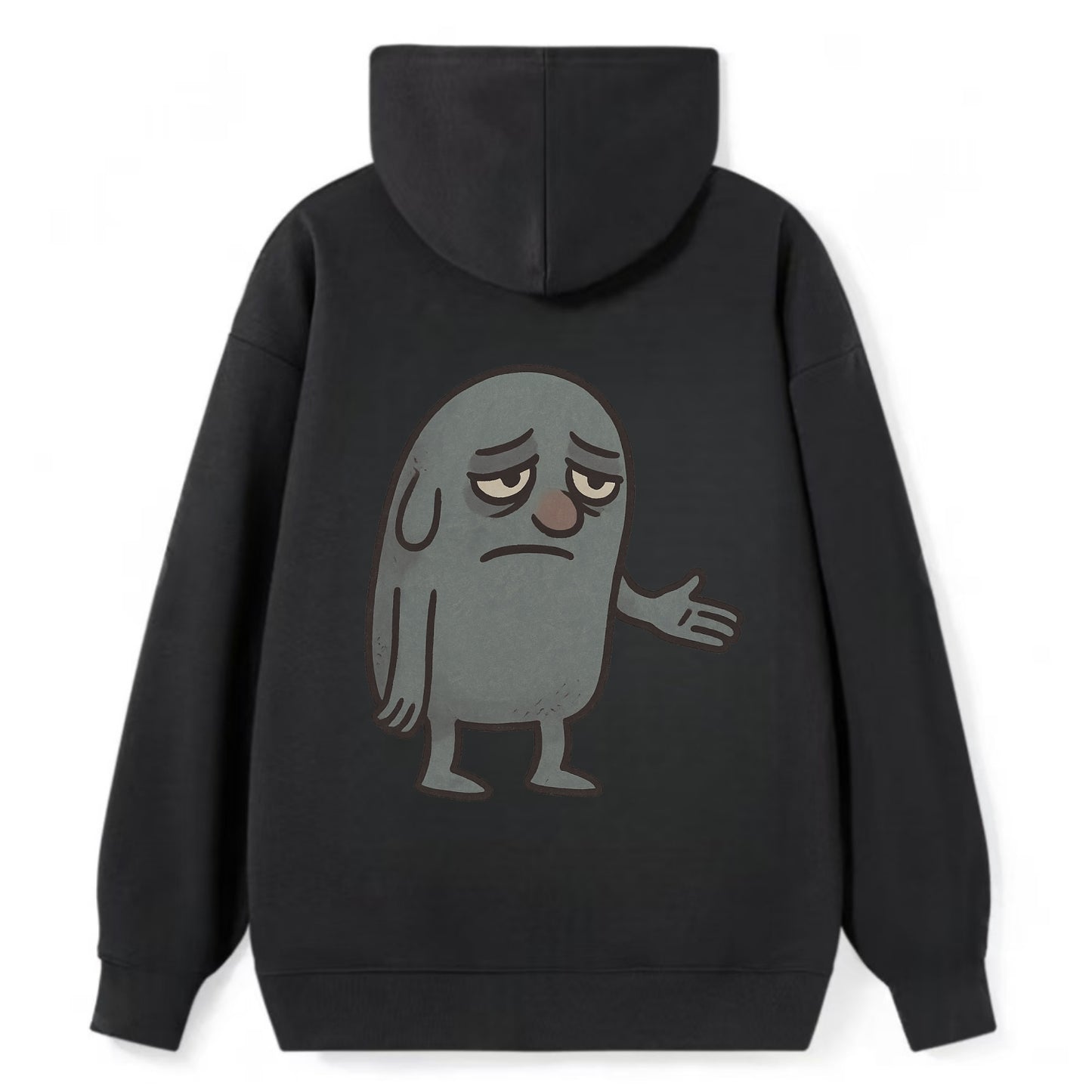 FOLLOWERS ARE GHOSTS | Transparent crowd following - Classic Pullover Hoodie - Black