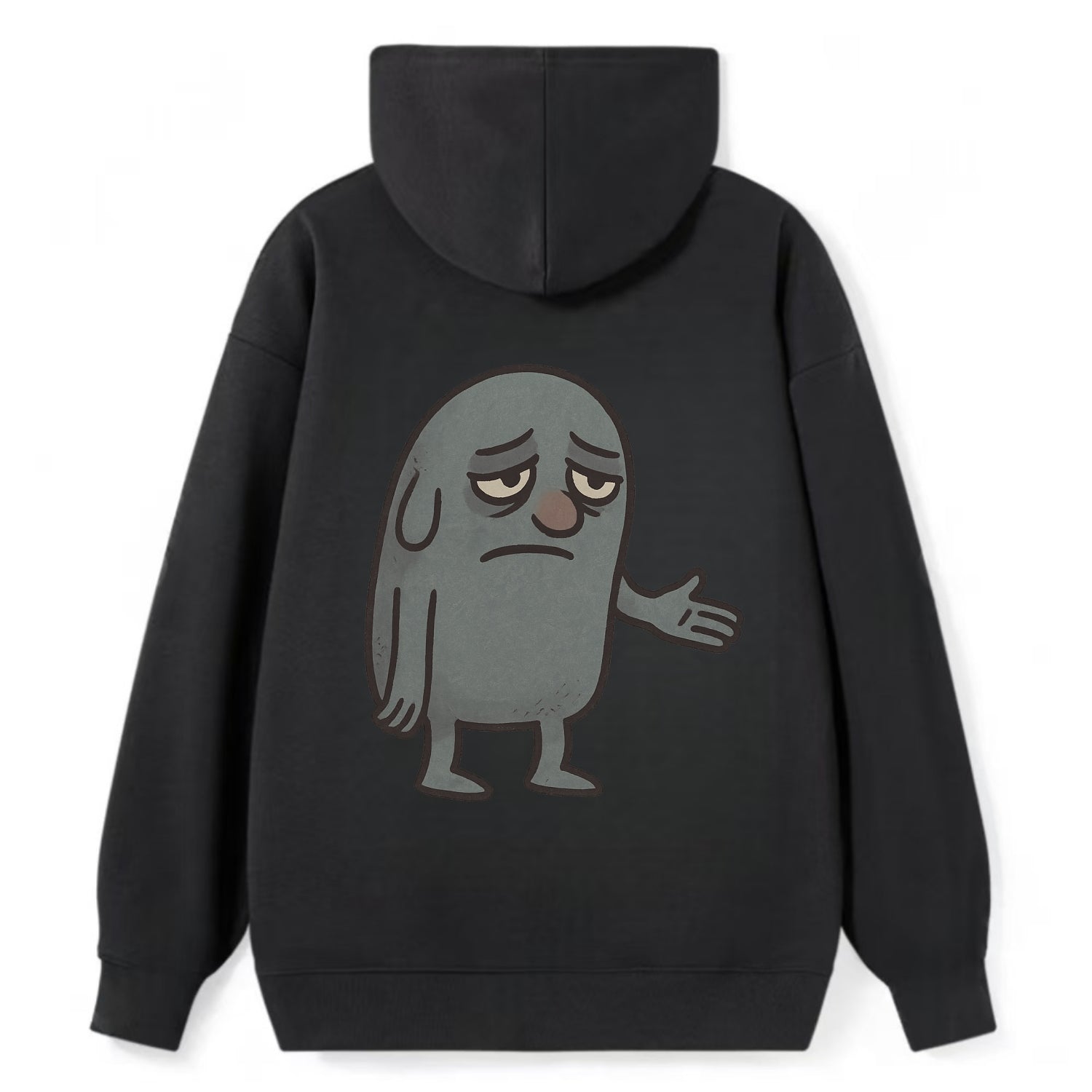 FOLLOWERS ARE GHOSTS | Transparent crowd following - Classic Pullover Hoodie - Black