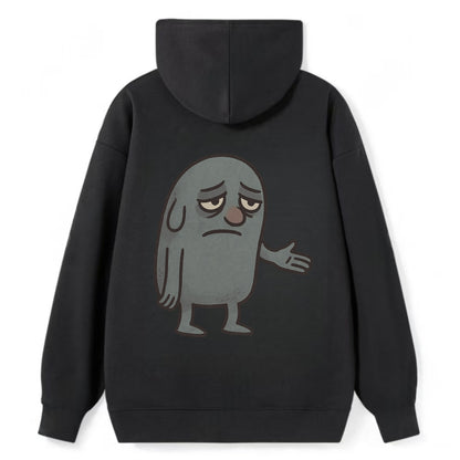 FOLLOWERS ARE GHOSTS | Transparent crowd following - Classic Pullover Hoodie - Black