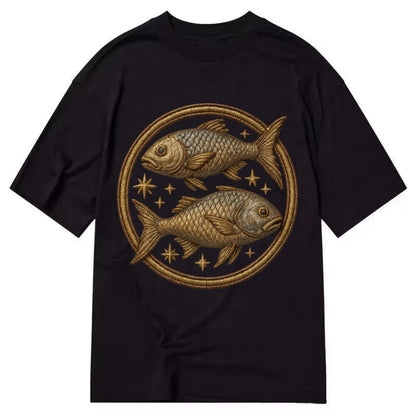 Pisces Fish  - Classic T-shirt - Black