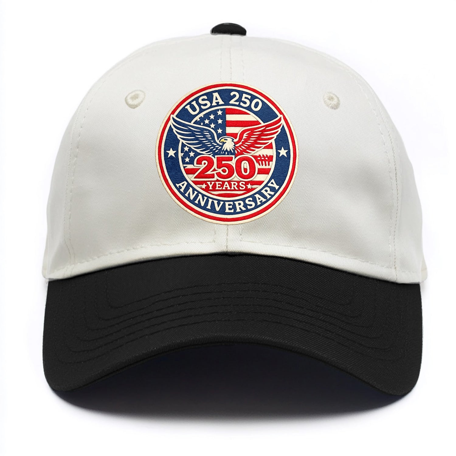Usa 250th Anniversary Eagle - Two Tone Cap - Black