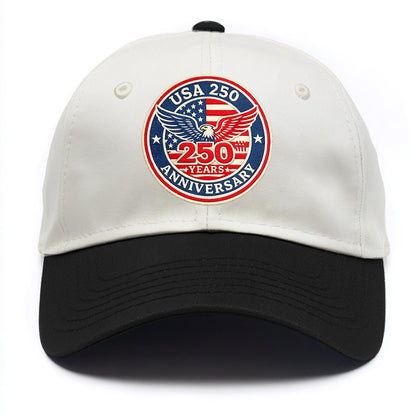 Usa 250th Anniversary Eagle - Two Tone Cap - Black