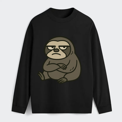 The Sloth Judging Silently - Classic Long Sleeve Shirt - Black