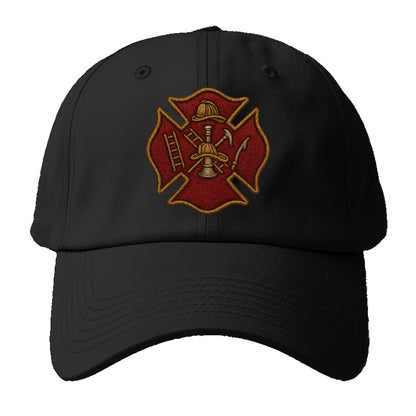 Maltese Cross  - Baseball Cap - Black