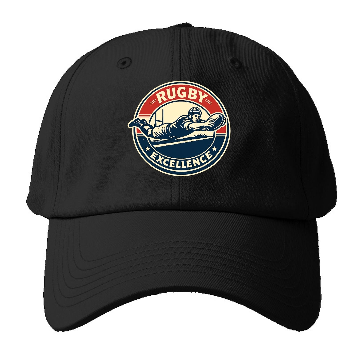 Epic Try Dive Emblem - Baseball Cap For Big Heads - Black