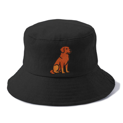 Nova Scotia Duck Tolling Retriever - Red embroidered pose - Bucket Hat - Black