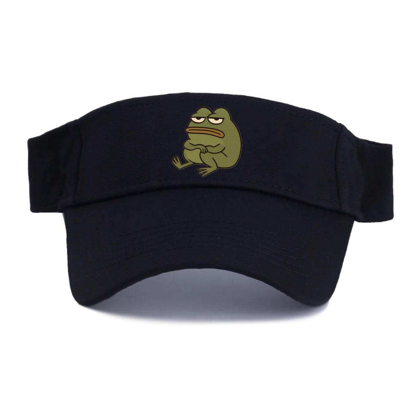 The Frog Judges Silently - Visor - Black