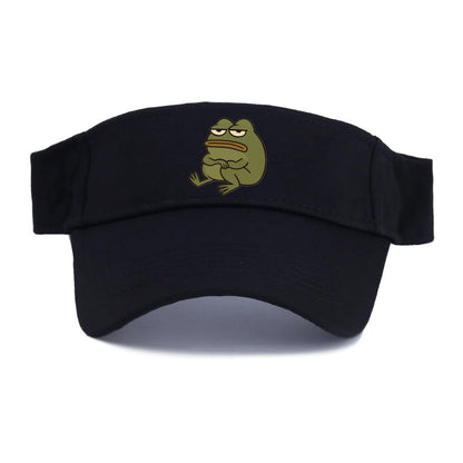 The Frog Judges Silently - Visor - Black