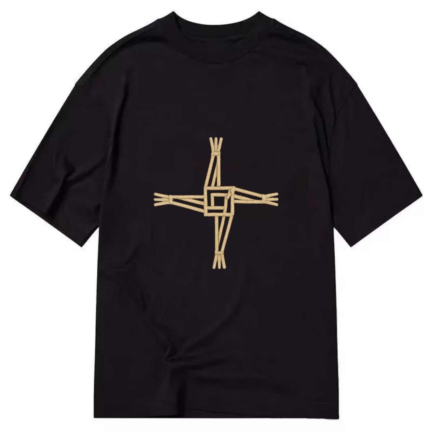 Saint Brigid's Cross  - Classic T-shirt - Black