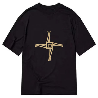 Saint Brigid's Cross  - Classic T-shirt - Black