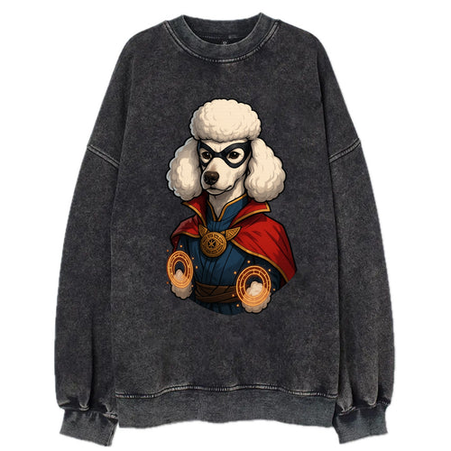 Poodle Doctor Strange  - Vintage Sweatshirt