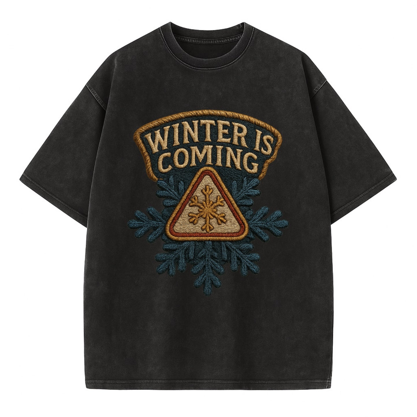 Winter Is Coming  - Vintage T-shirt - Black