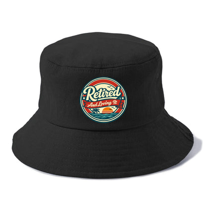 Carefree Retirement Emblem - Bucket Hat - Black