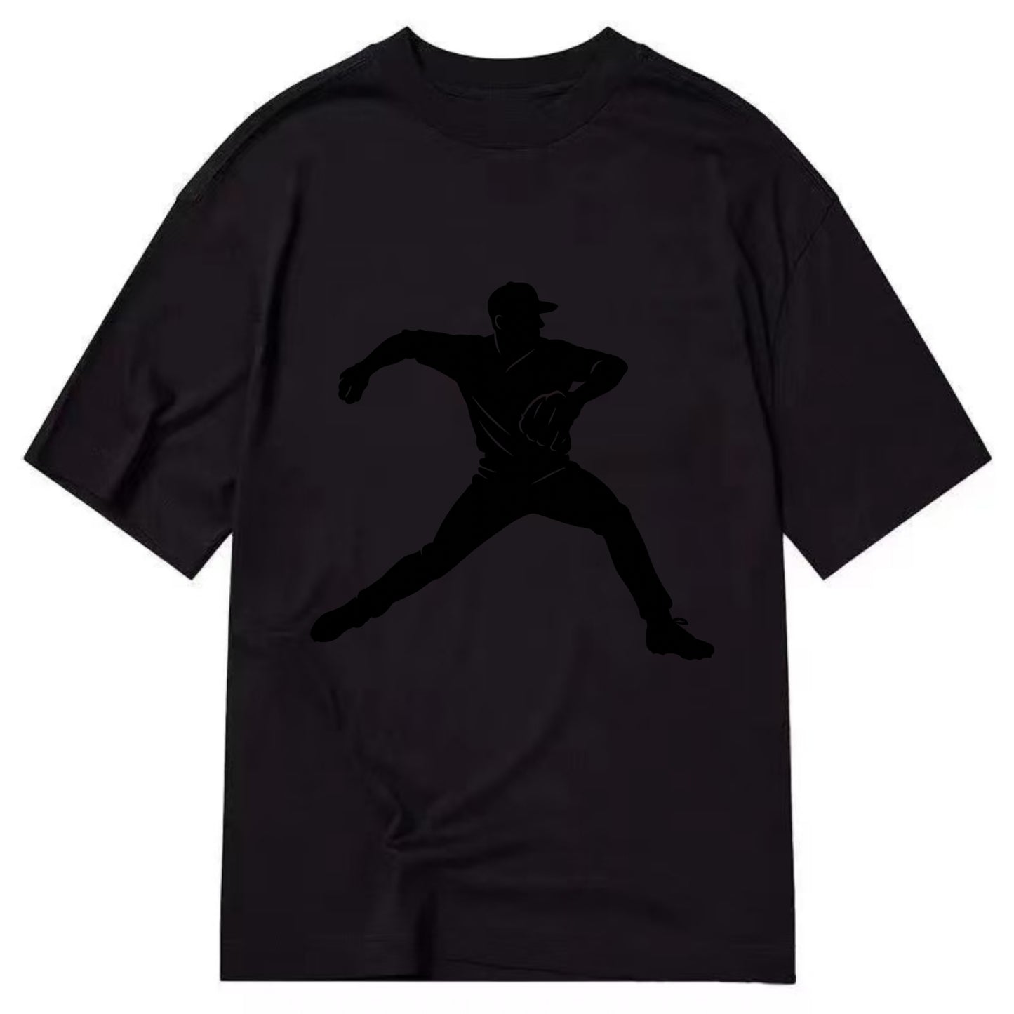Baseball pitcher wind-up motion - Classic T-shirt - Black