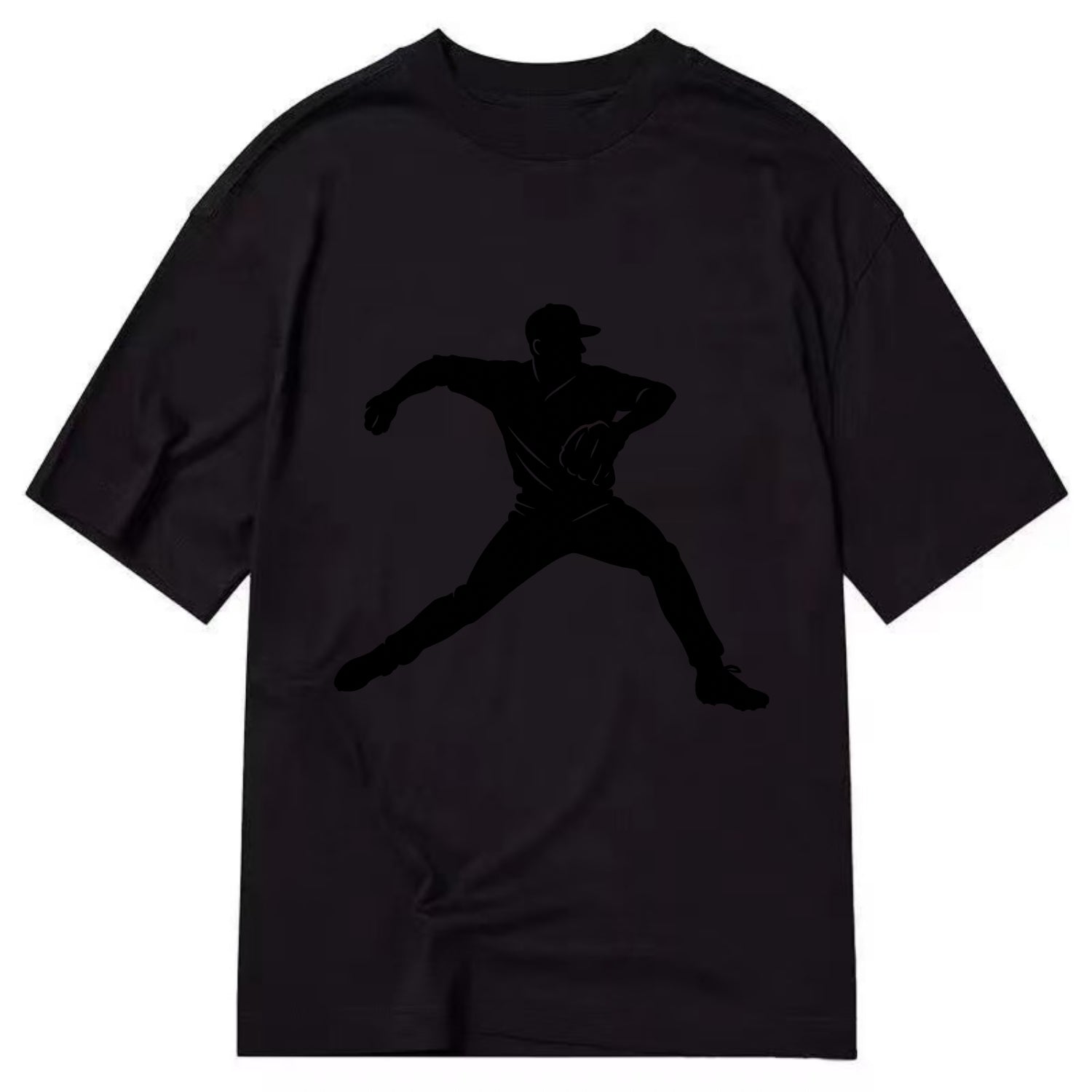 Baseball pitcher wind-up motion - Classic T-shirt - Black