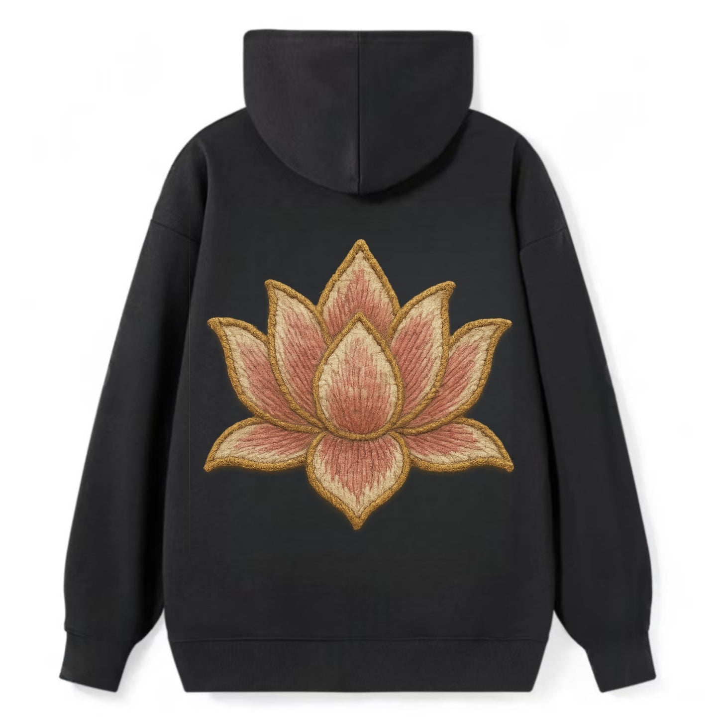 Lotus Flower - Classic Pullover Hoodie - Black