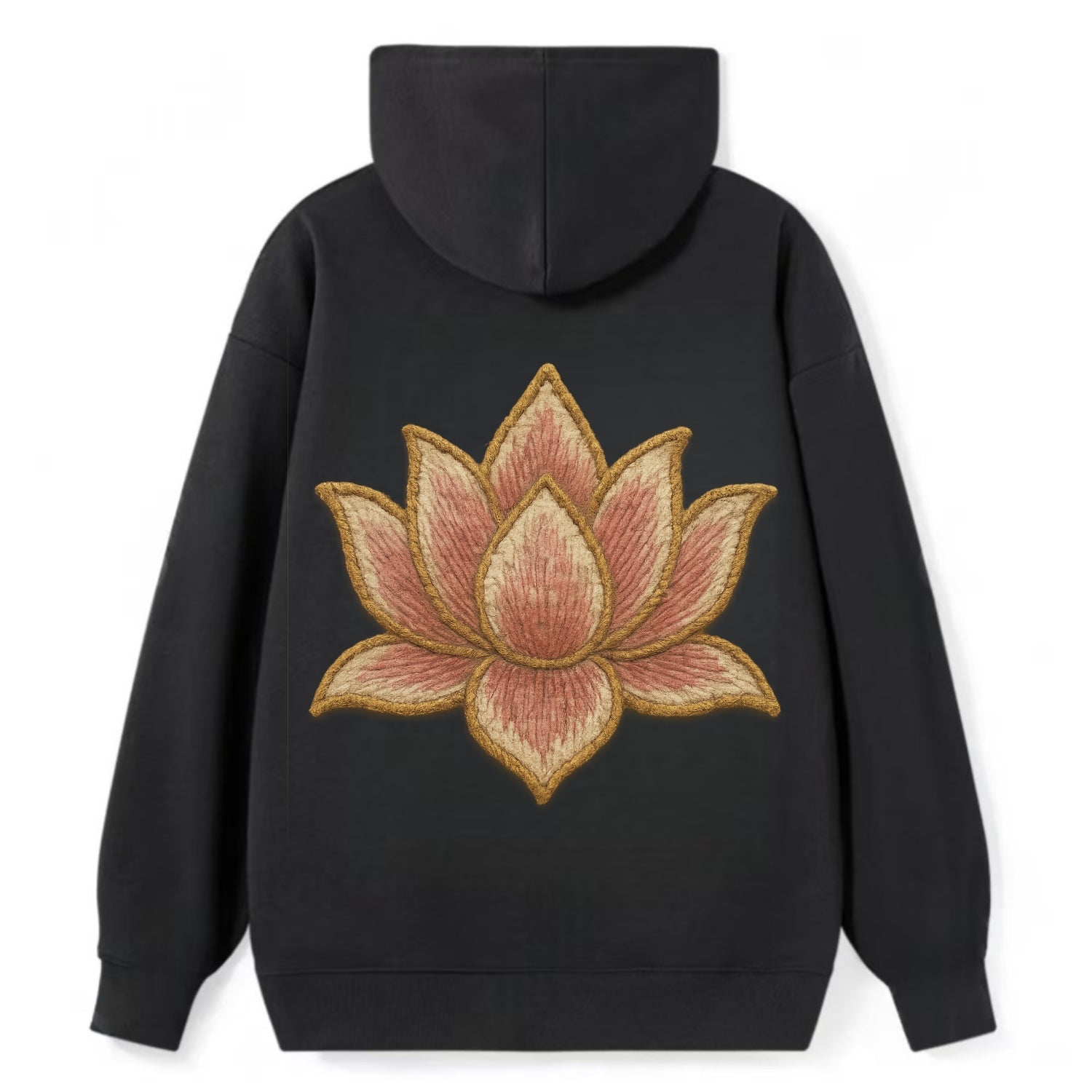 Lotus Flower - Classic Pullover Hoodie - Black
