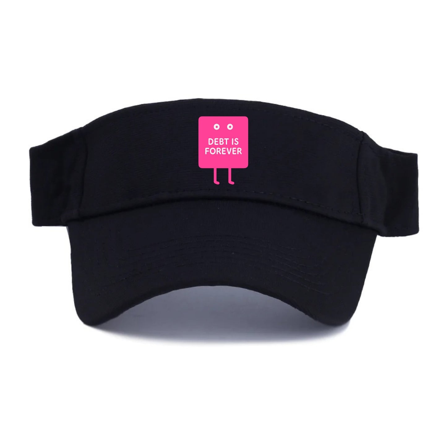 DEBT IS FOREVER | Immortal credit card - Visor - Black