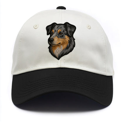 Australian Shepherd - Modern merle patte - Two Tone Cap - Black