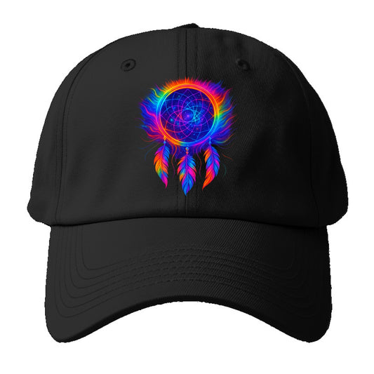 Dream Catcher Universe - Cosmic dreamcat - Baseball Cap - Black