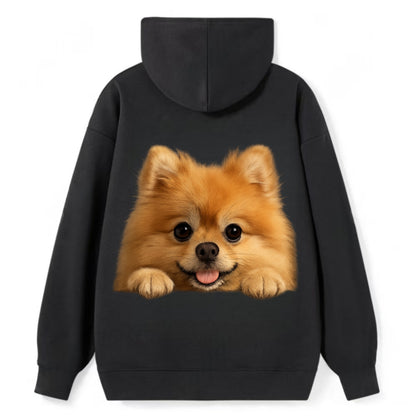 Pomeranian  - Classic Pullover Hoodie - Black