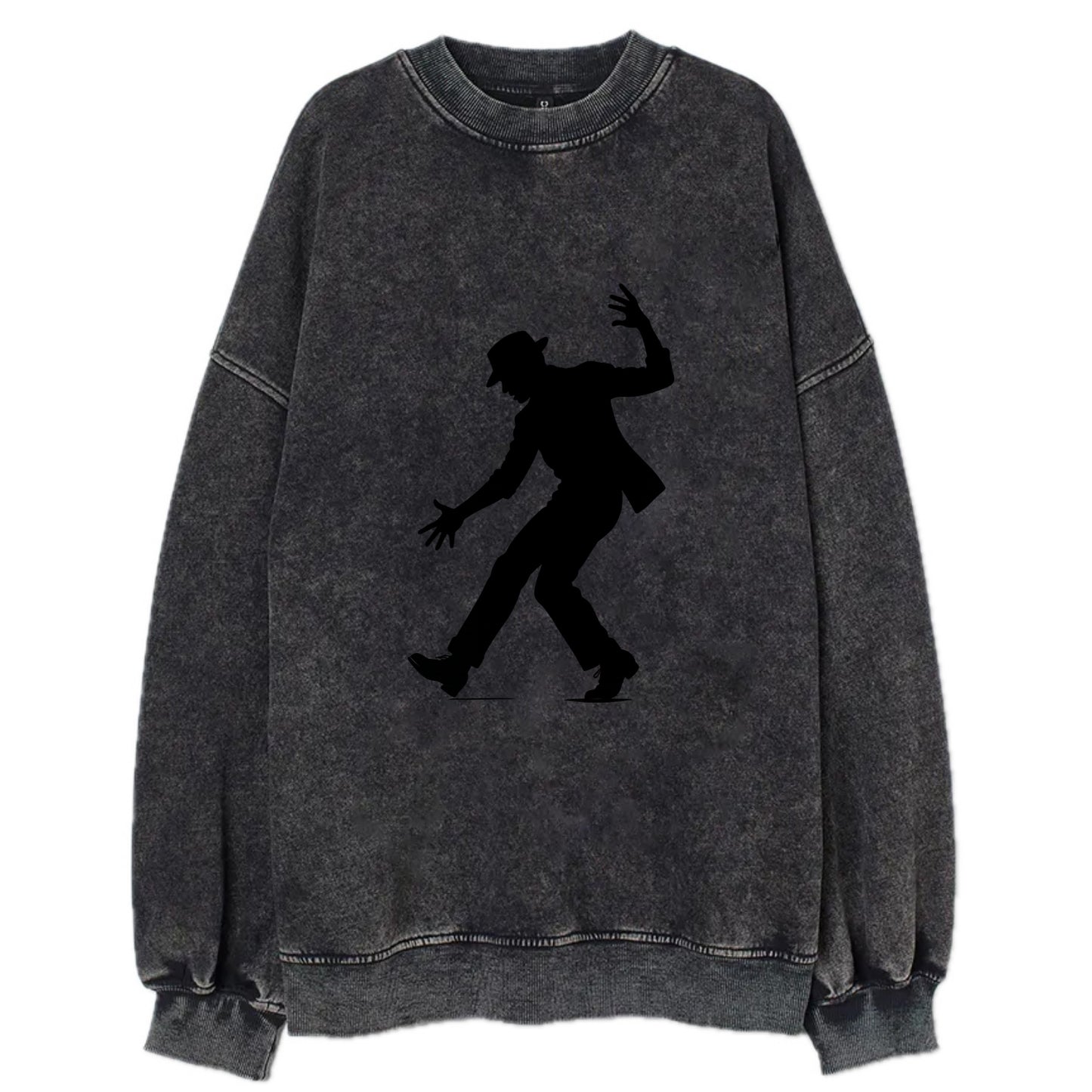 Tap dancer dramatic step - Vintage Sweatshirt - Black