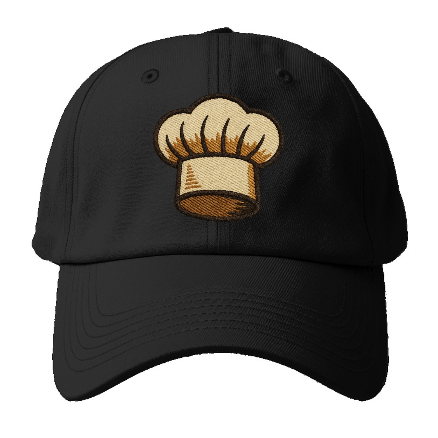 Chef Hat  - Baseball Cap For Big Heads - Black