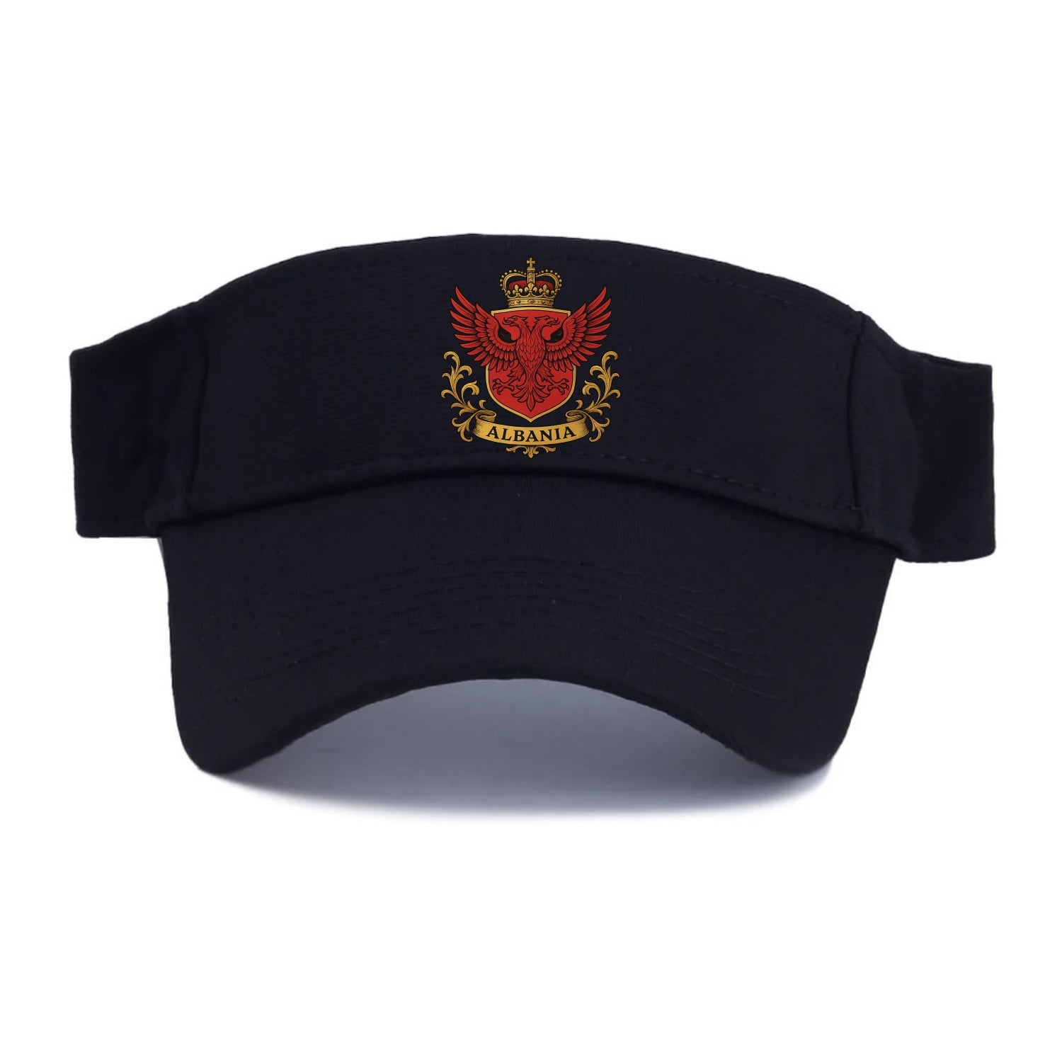 Albania Heritage Badge  - Visor - Black