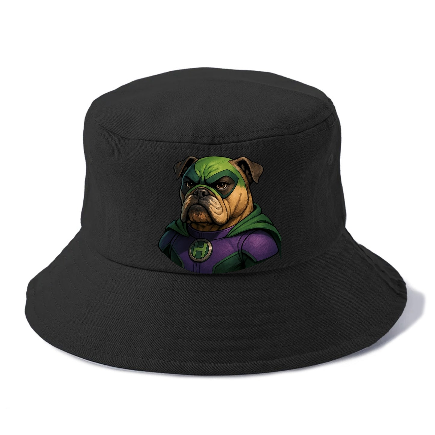 Bulldog Strong Hero  - Bucket Hat - Black