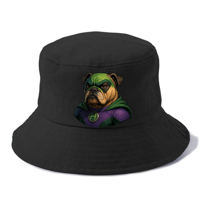 Bulldog Strong Hero  - Bucket Hat - Black