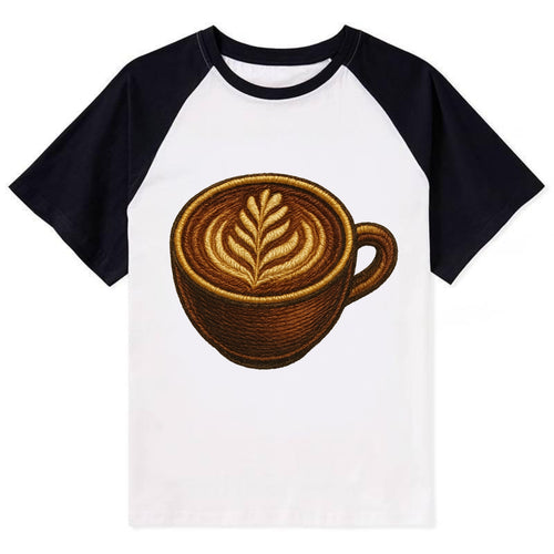 Latte Art  - Contrast Raglan T-shirt
