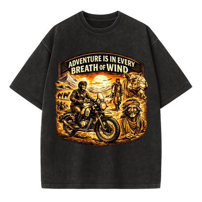 Adventure Vintage Rides - Vintage T-shirt - Black