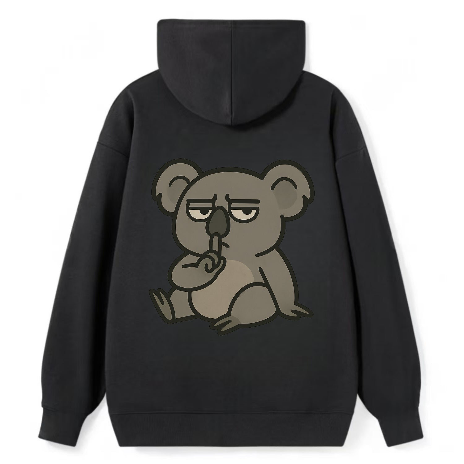 The Koala Judging - Classic Pullover Hoodie - Black