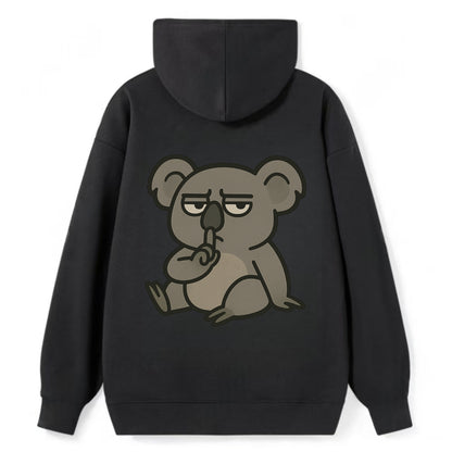 The Koala Judging - Classic Pullover Hoodie - Black