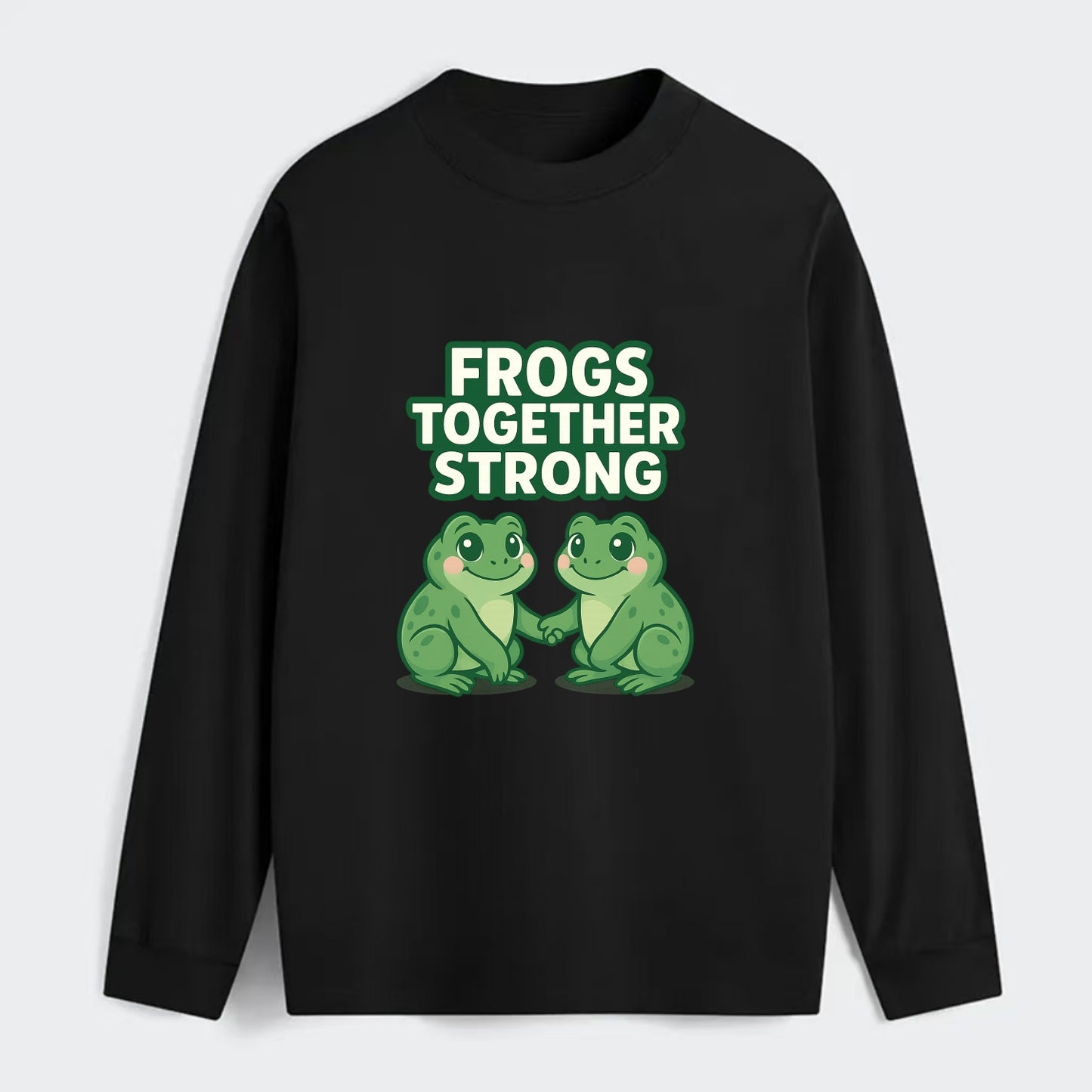 Frogs Together Strong 2 - Classic Long Sleeve Shirt - Black