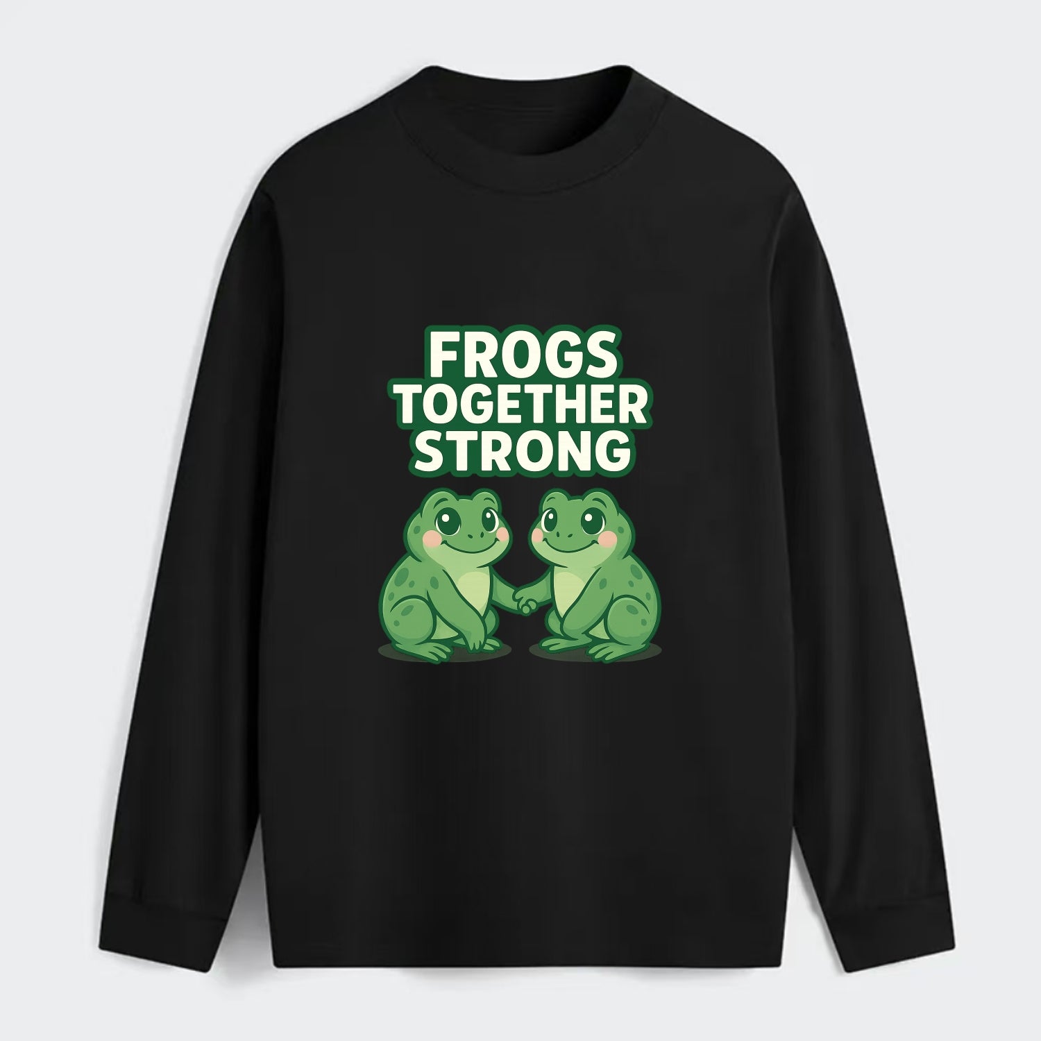 Frogs Together Strong 2 - Classic Long Sleeve Shirt - Black