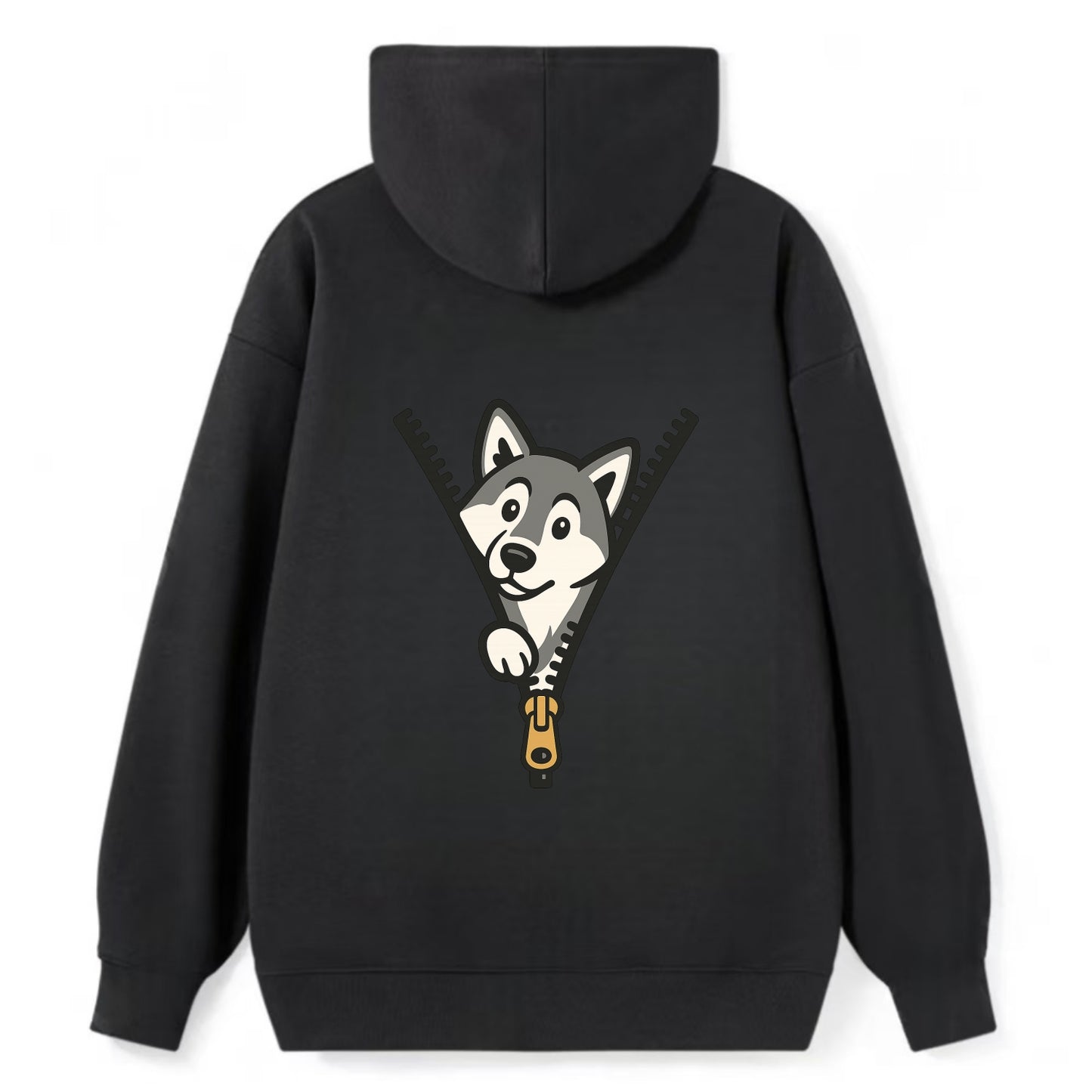 Alaskan Malamute - Classic Pullover Hoodie - Black