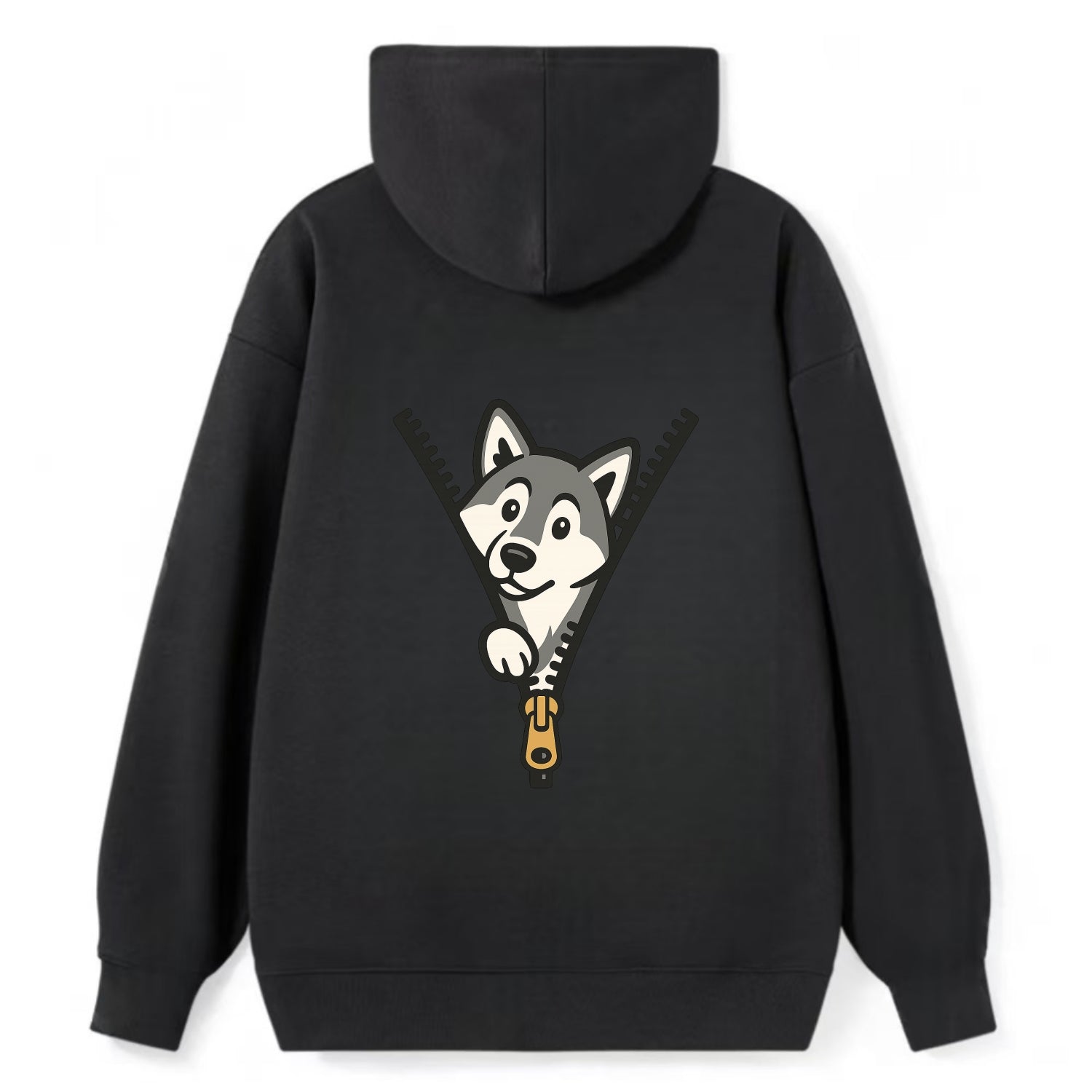 Alaskan Malamute - Classic Pullover Hoodie - Black
