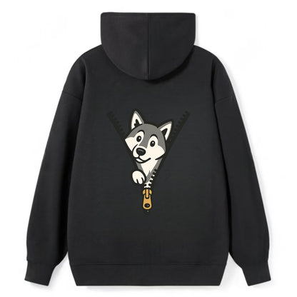 Alaskan Malamute - Classic Pullover Hoodie - Black