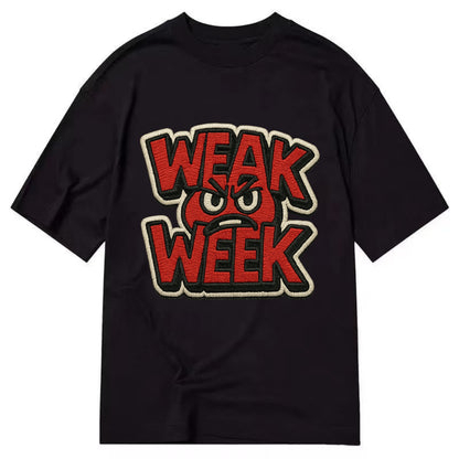 WEAK;WEEK WARRIOR Monday Blue Cap - Classic T-shirt - Black