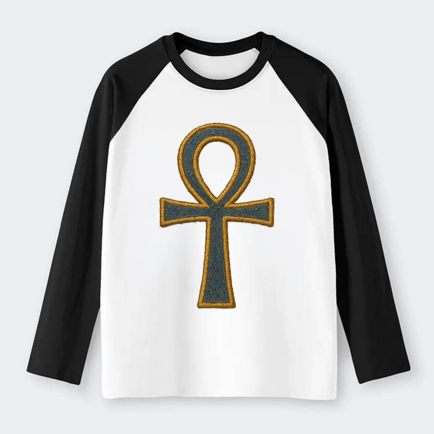 Ankh - Raglan Long Sleeve T-Shirt - Black