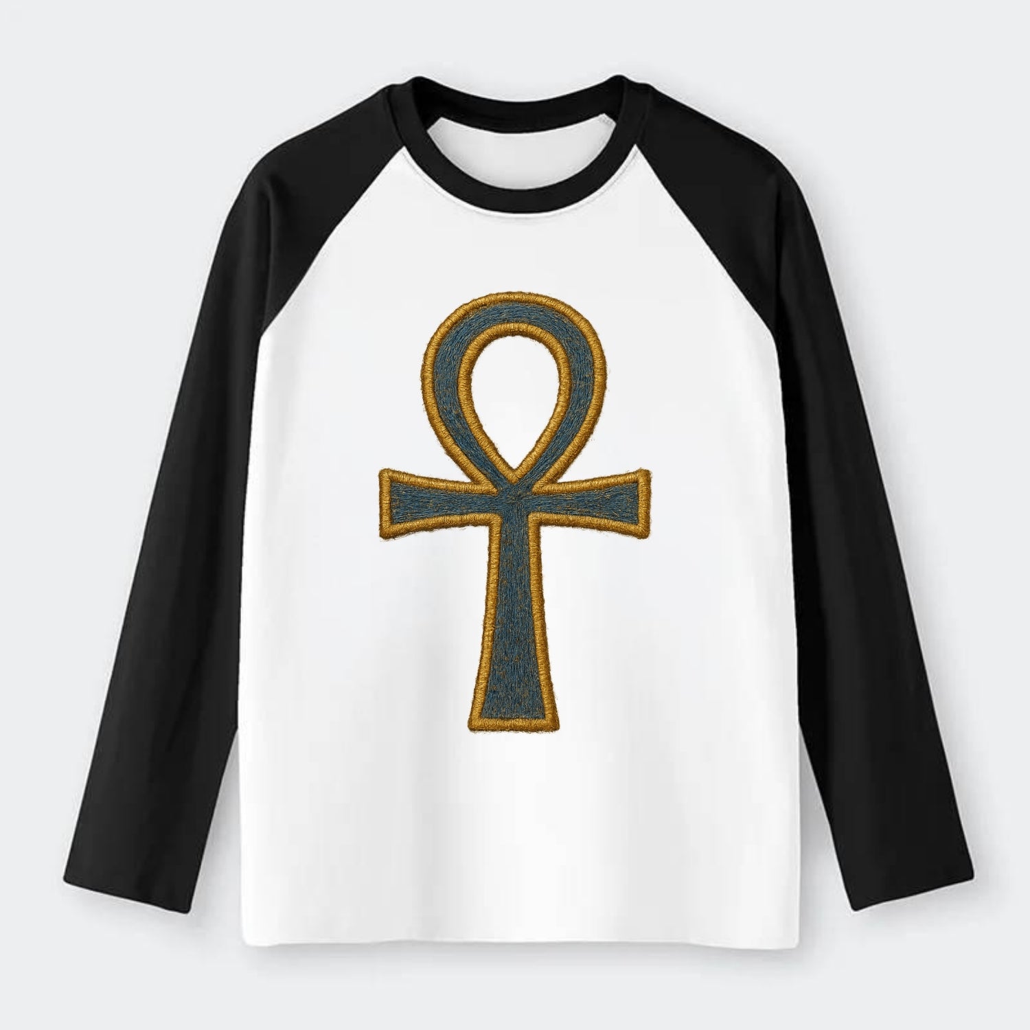 Ankh - Raglan Long Sleeve T-Shirt - Black