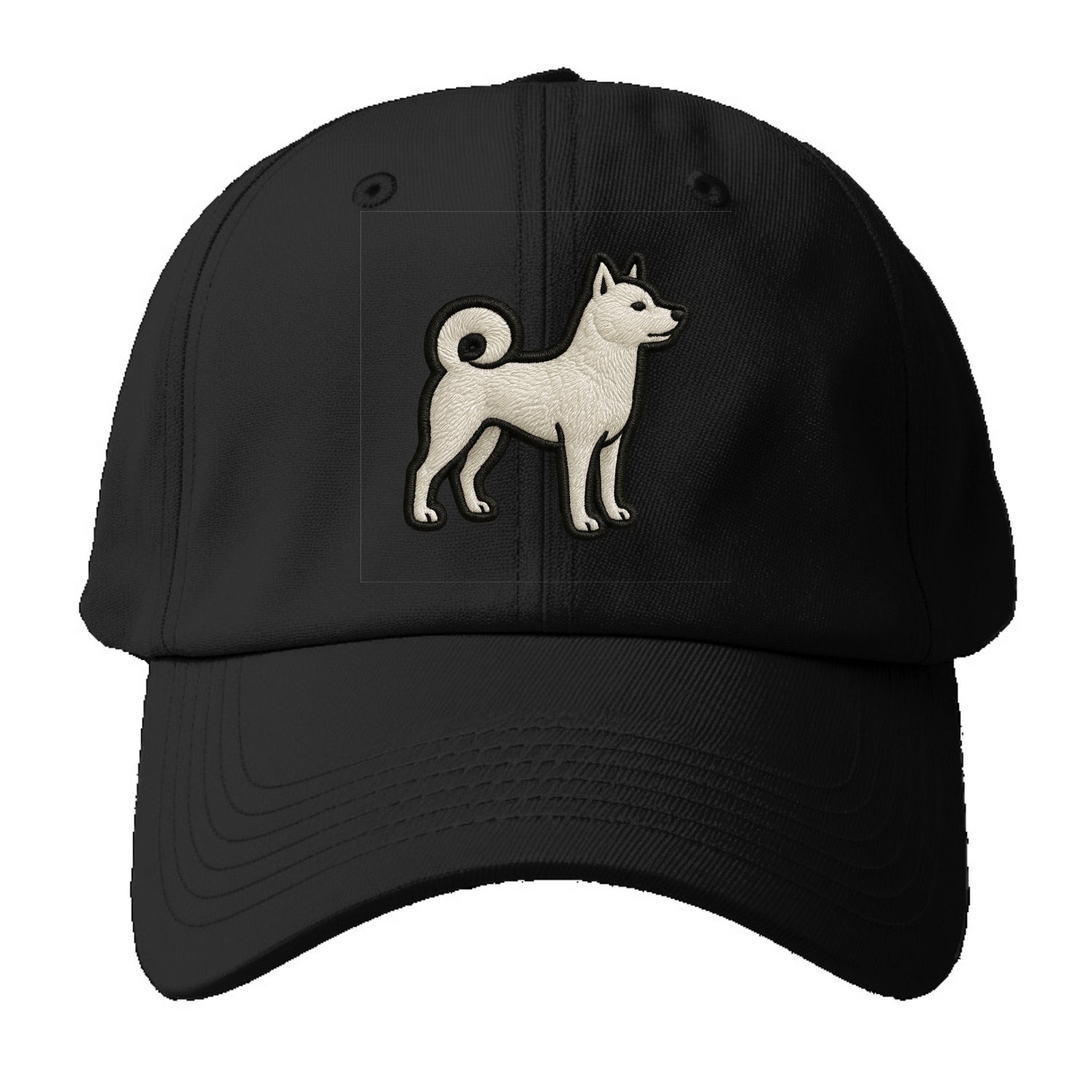 Kishu Ken - Contemporary white hunter de - Baseball Cap For Big Heads - Black