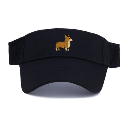 Pembroke Welsh Corgi - Trendy minimal sh - Visor - Black