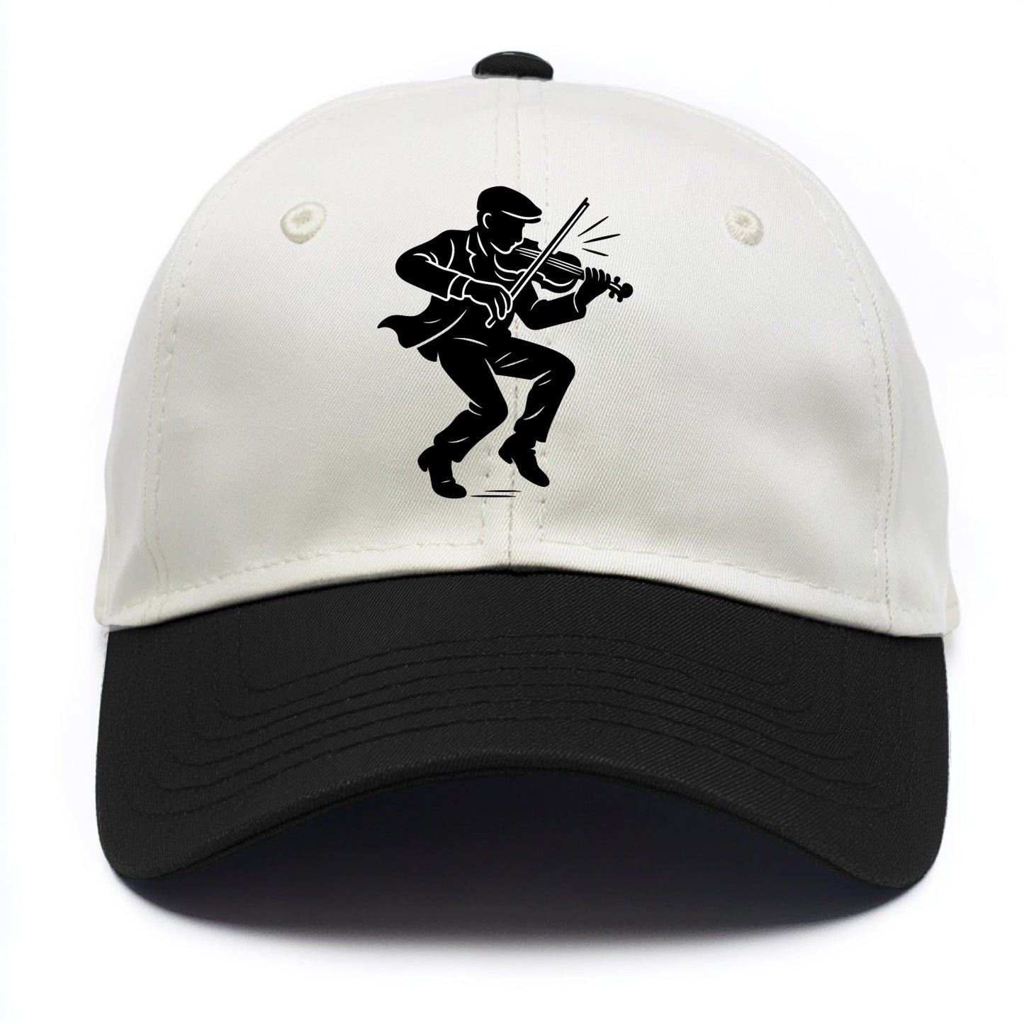 Irish folk musician traditional jig - Two Tone Cap - Black