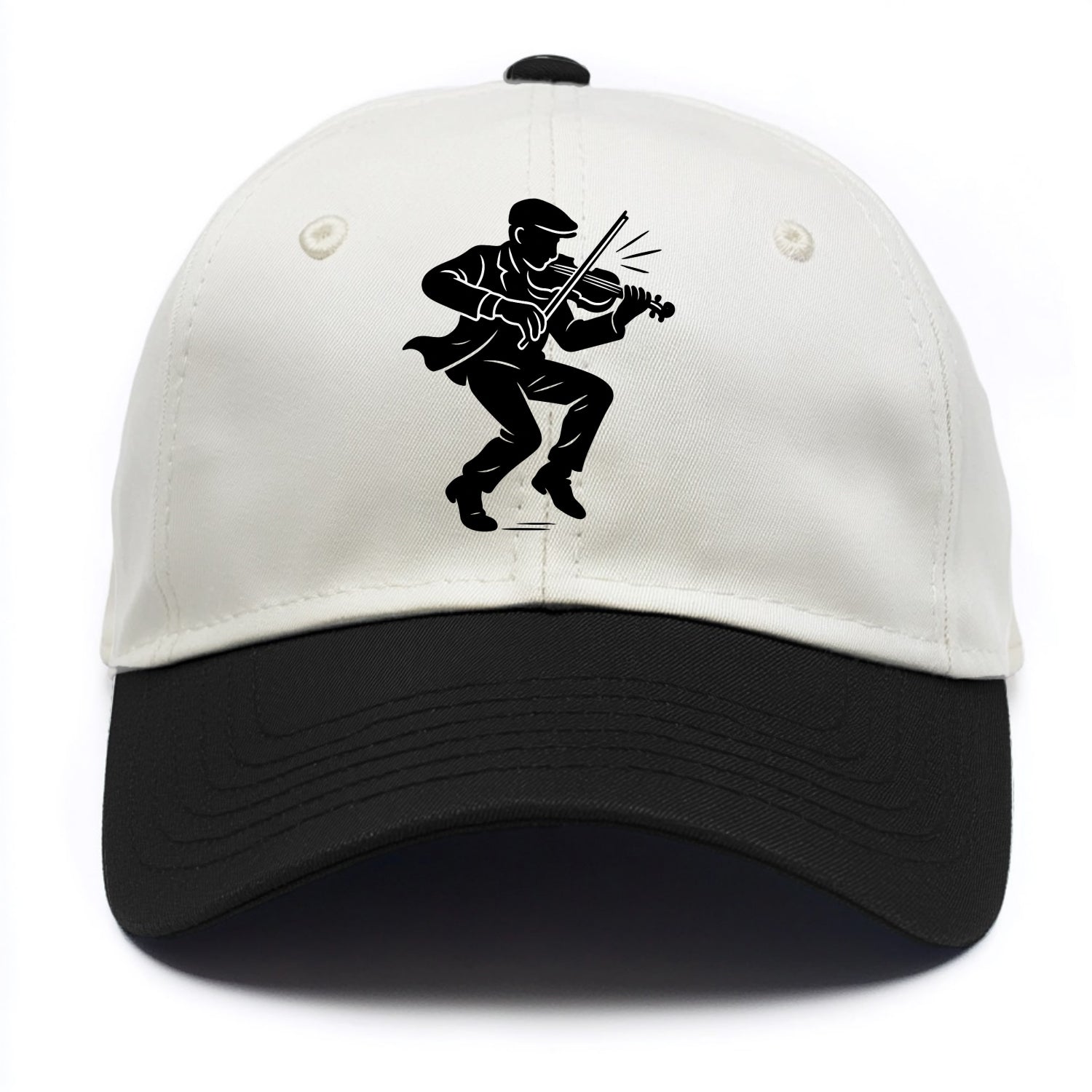 Irish folk musician traditional jig - Two Tone Cap - Black