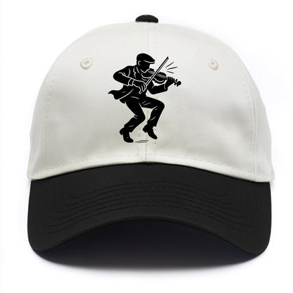Irish folk musician traditional jig - Two Tone Cap - Black
